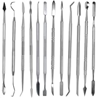 Herramientas de Escultura de Cera de Acero Inoxidable 12pcs- Herramientas de Modelado de Escultura de Cerámica por…